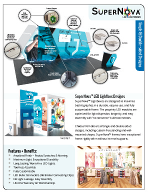 SuperNova LED Lightbox Summary Sheet